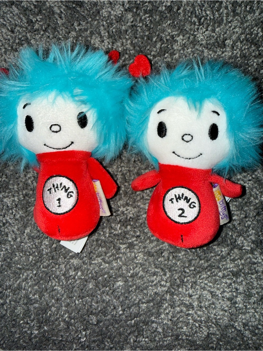 Hallmark Itty Bitty Set Of 2-Thing 1 And thing 2 Dr. Seuss